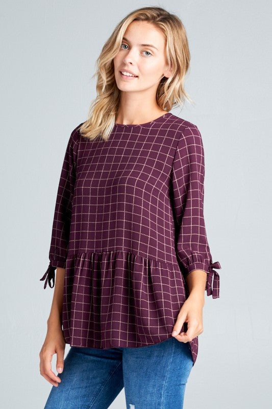 Plum Dressy Top