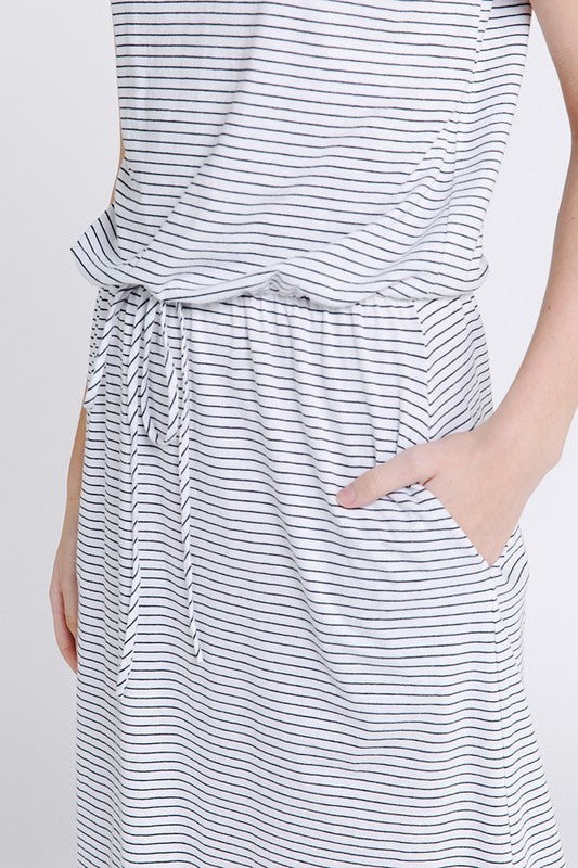 Dana Striped Tee Dress