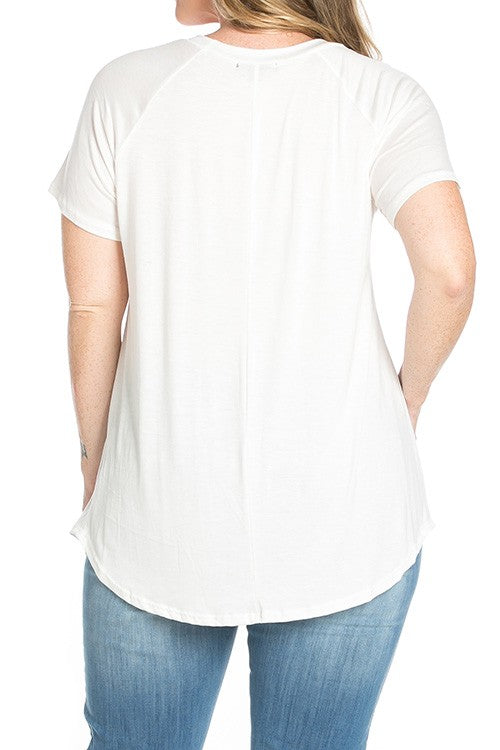 "Grace Wins" Graphic Tee Plus Size