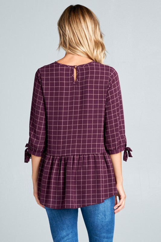 Plum Dressy Top
