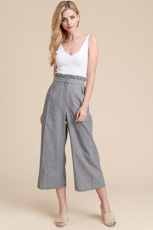 High-Waist Fashion Trousers