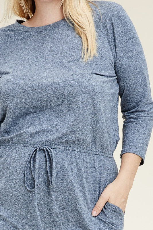 Sierra Basic Midi Dress In Plus Size