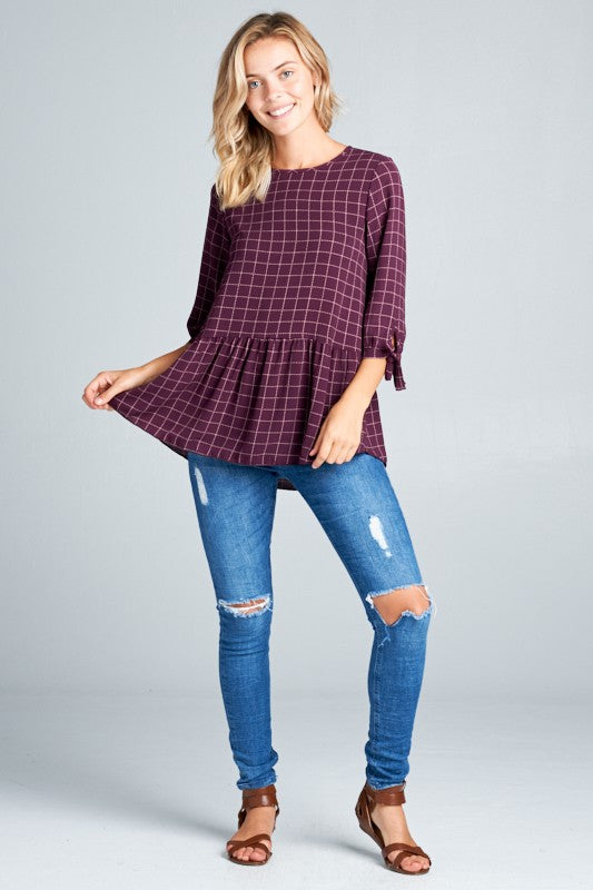 Plum Dressy Top