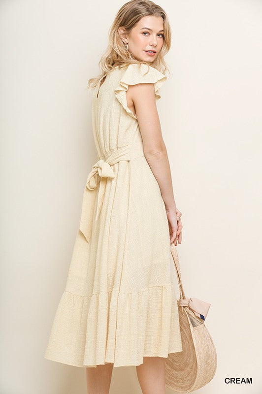 Noelle Summer Dress in Cream