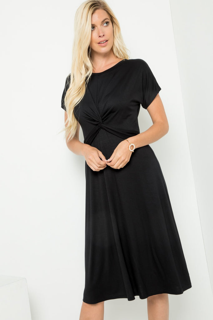 Maya Twist Knot Dress in PLUS Sizes