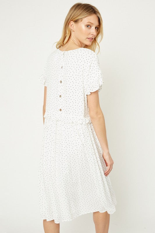 Allie Polka Dot Swing Dress