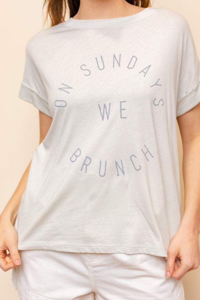 "On Sundays We Brunch" Graphic Tee