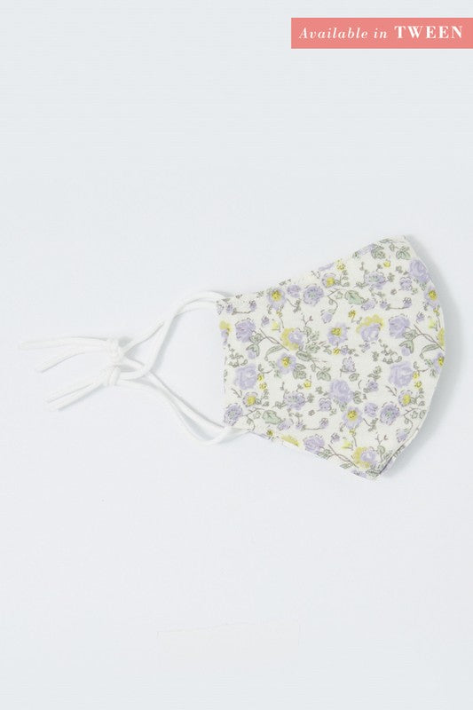 Floral Full Coverage Facial Mask-KIDS