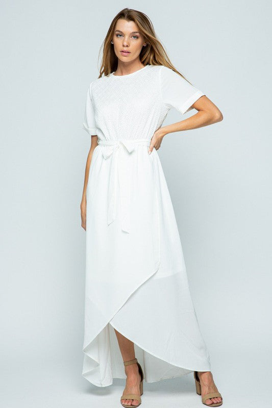 Faith Maxi Dress in White