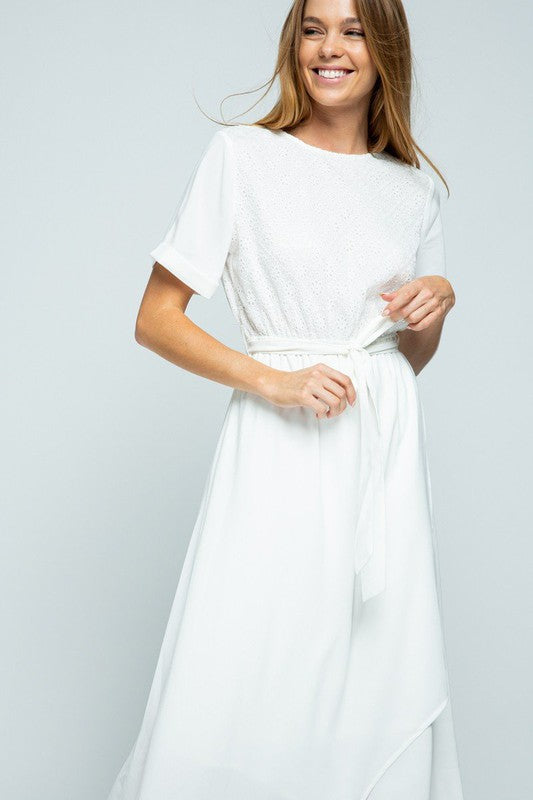 Faith Maxi Dress in White