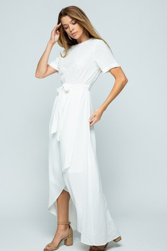 Faith Maxi Dress in White