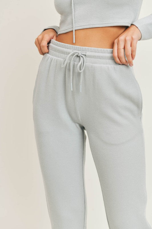 Waffle Lounge Pants in Sea Mist