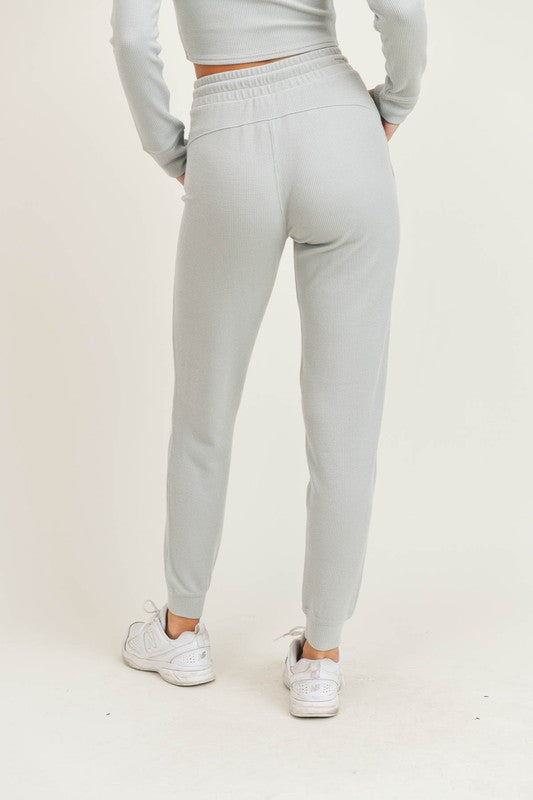 Waffle Lounge Pants in Sea Mist