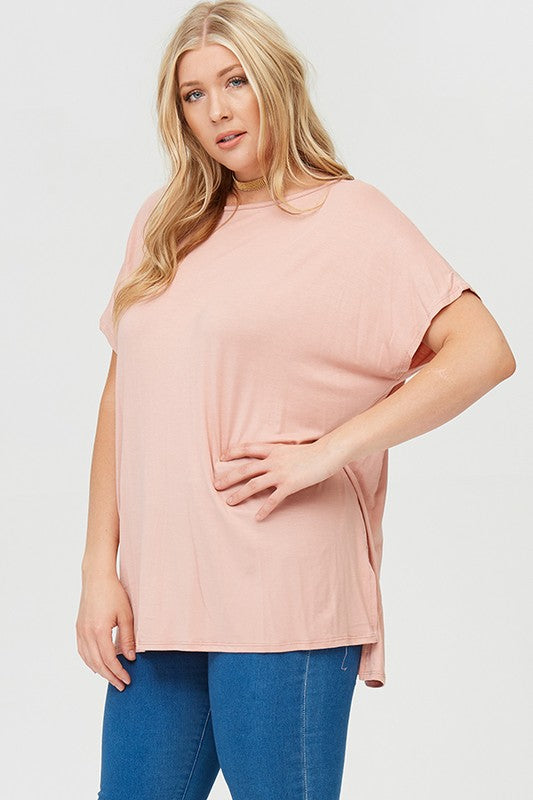 Solid Jersey Tee Plus Size