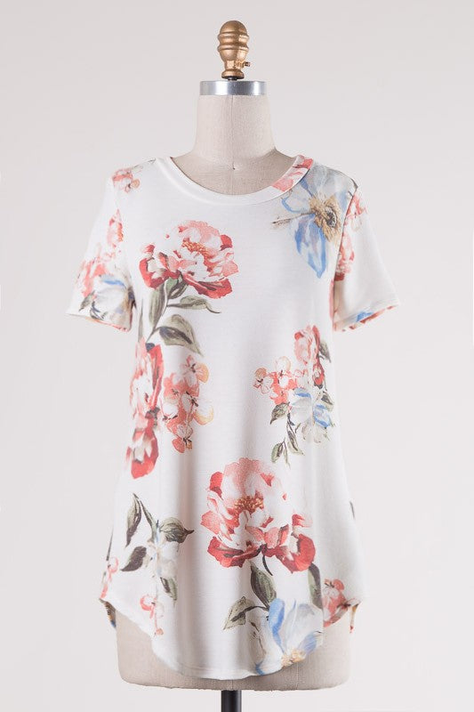 Peony Floral Tee