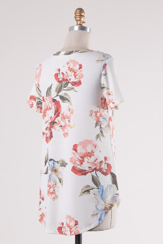 Peony Floral Tee