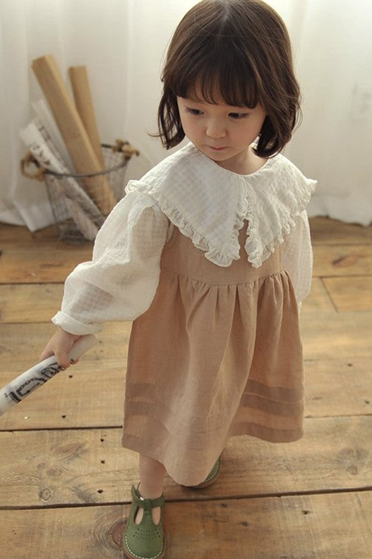 Girls Linen Dress