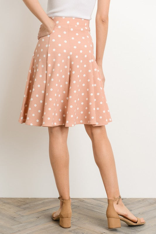 Chic Polka Dot Skirt