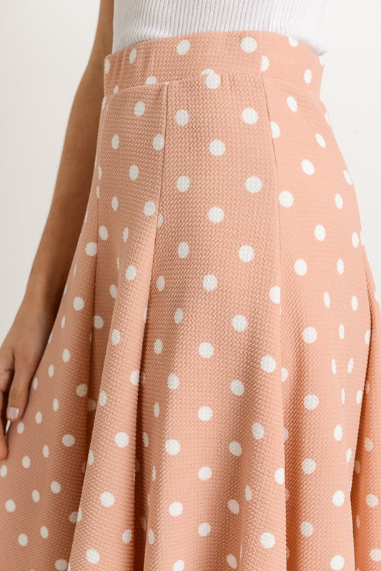 Chic Polka Dot Skirt