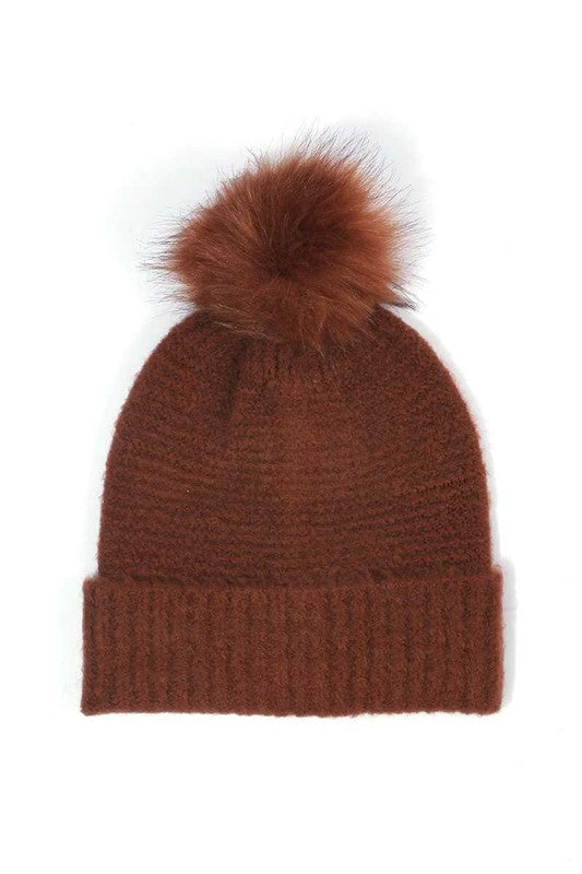 Solid Pom Hat