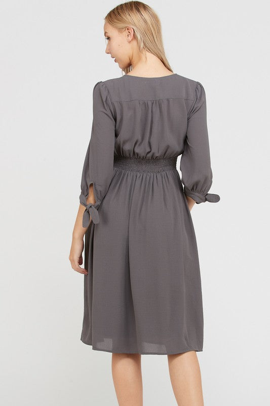 Sadie Button Midi Dress