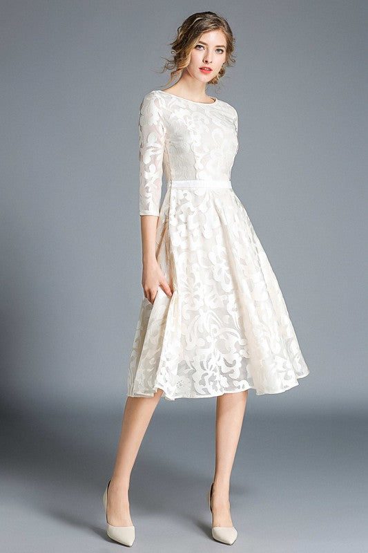 Ophelia Formal Midi Dress