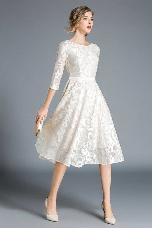 Ophelia Formal Midi Dress