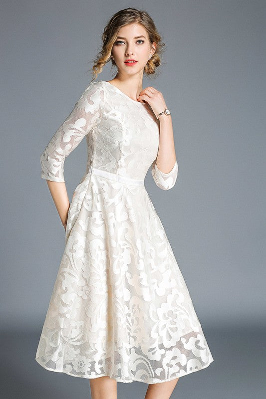 Ophelia Formal Midi Dress