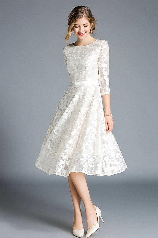 Ophelia Formal Midi Dress