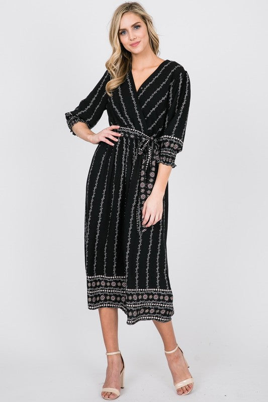 Jubilee Striped Midi Dress