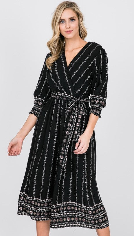Jubilee Striped Midi Dress