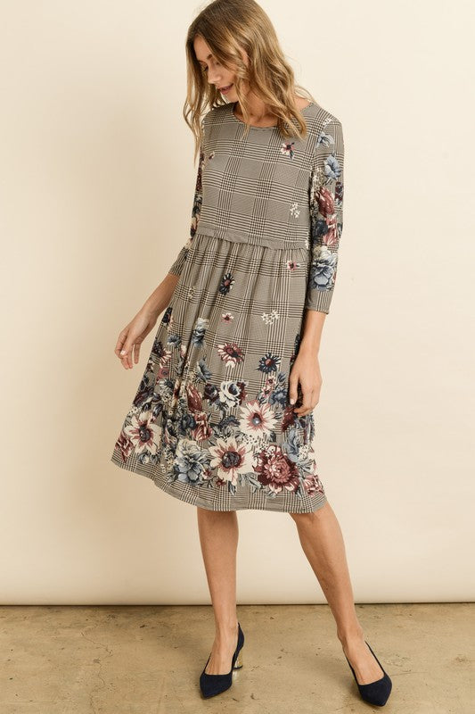 Allyn Floral Midi Dress