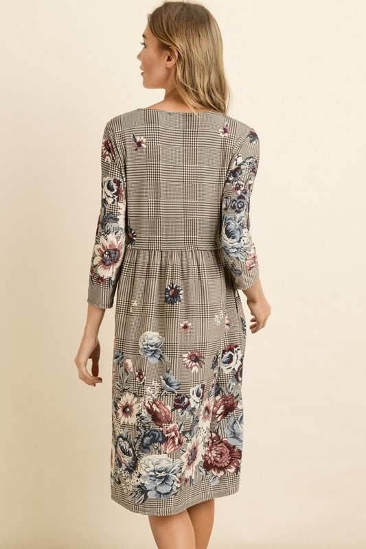 Allyn Floral Midi Dress