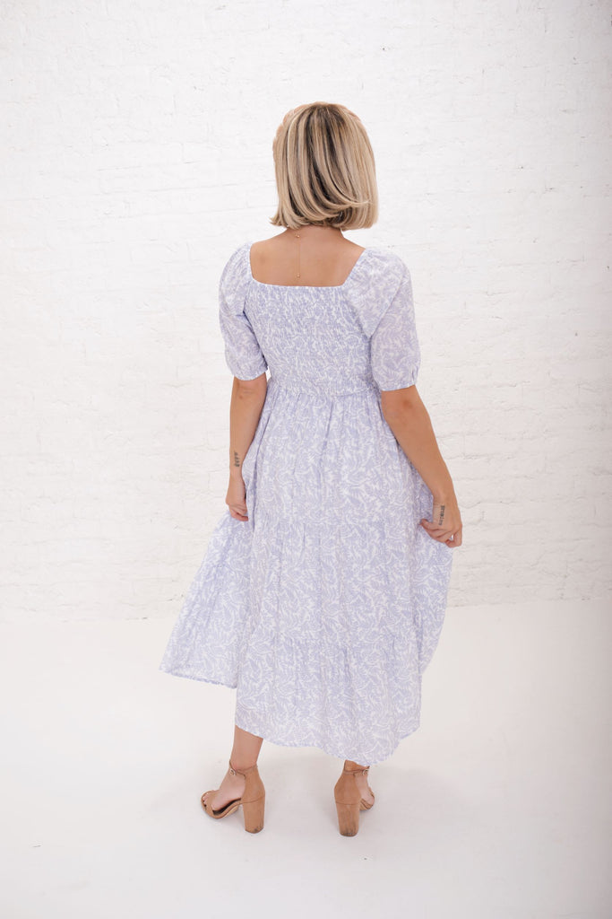 Ruth Midi Dress in Lilac
