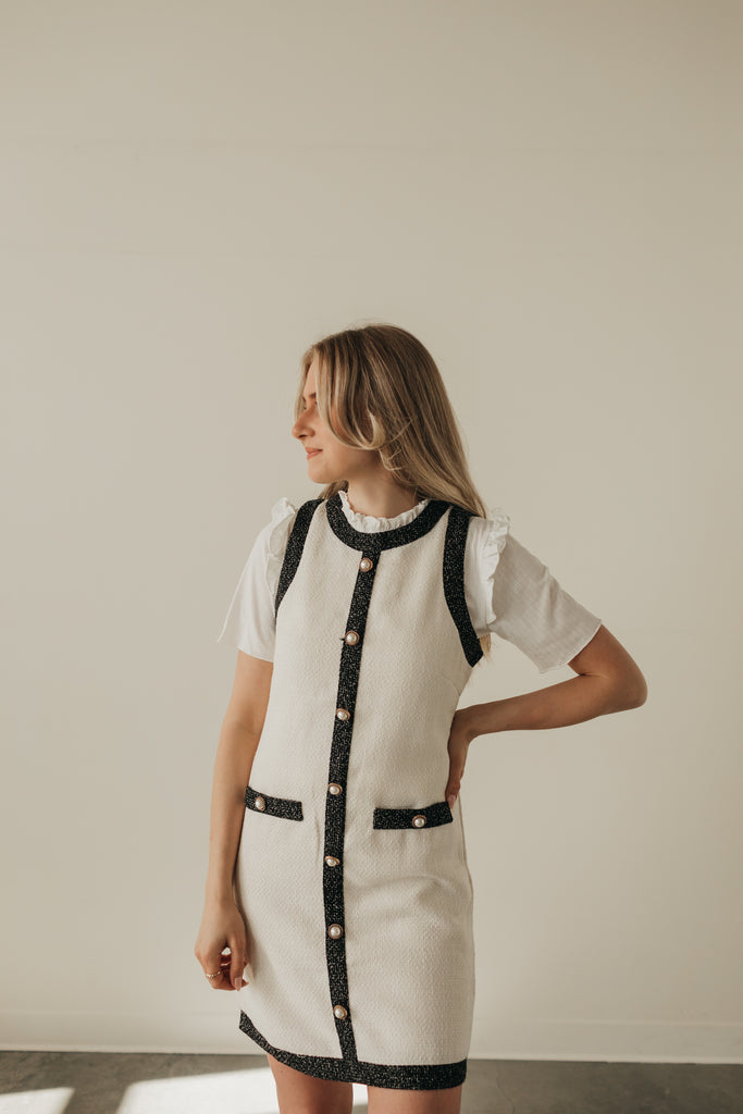Night in Paris Jumper in Cream