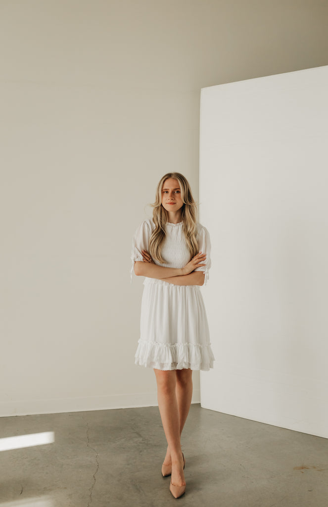Vivian Dress in White