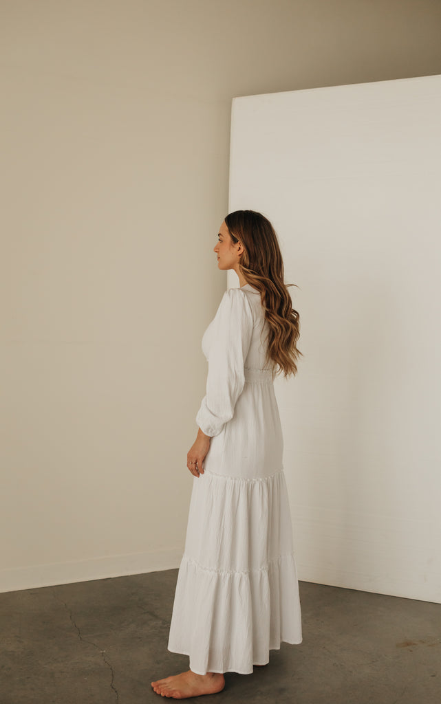 Anete Maxi Dress in White