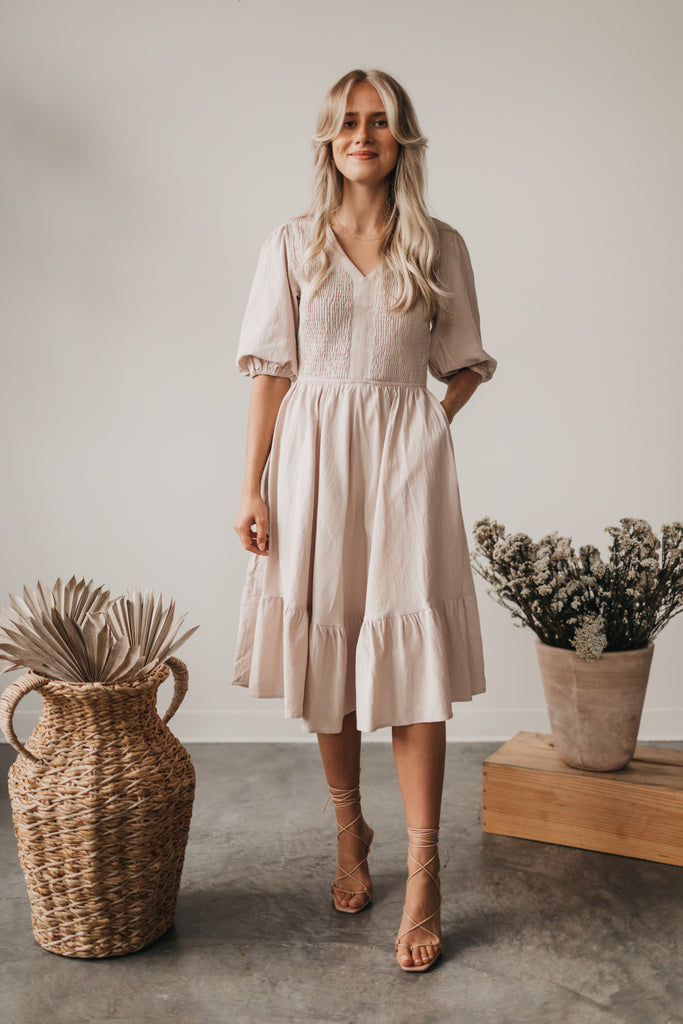 Miriam Smocked Dress