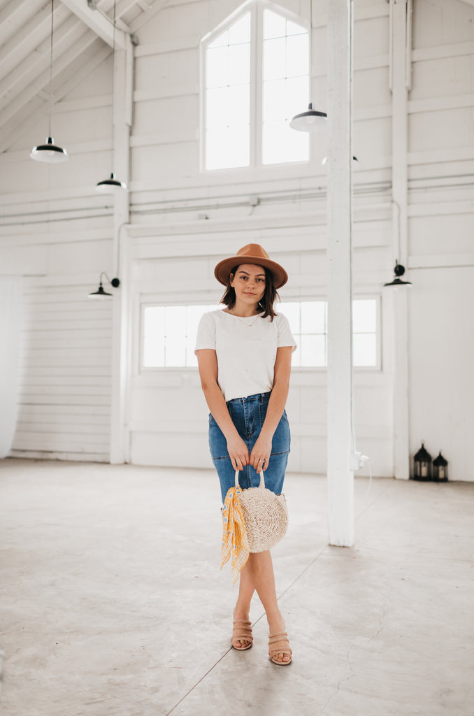 Jackie Denim Skirt