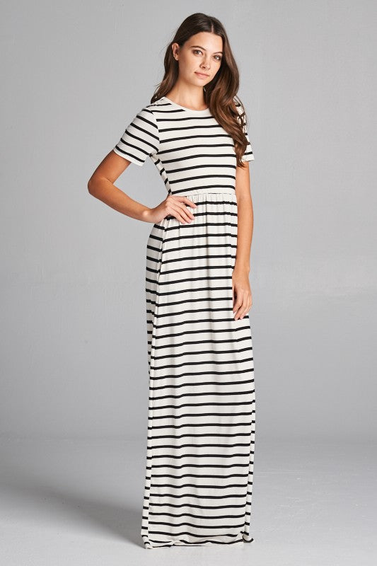 Ariana Sriped Maxi Dress