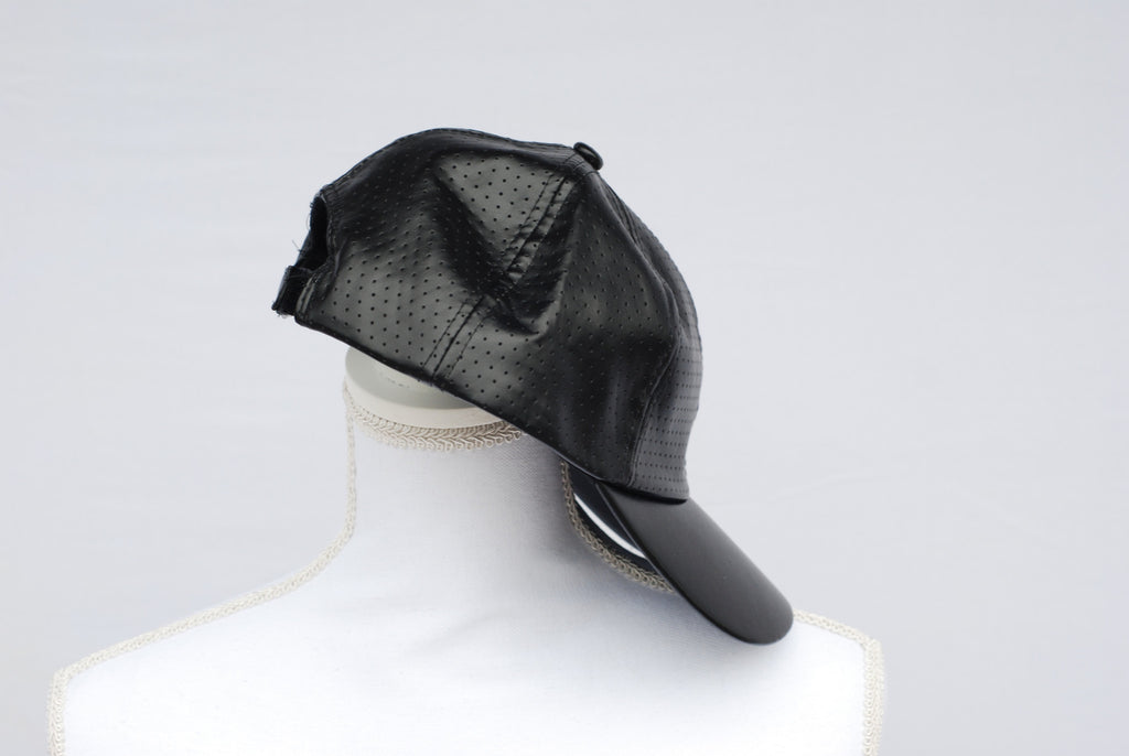 Leather Baseball Cap