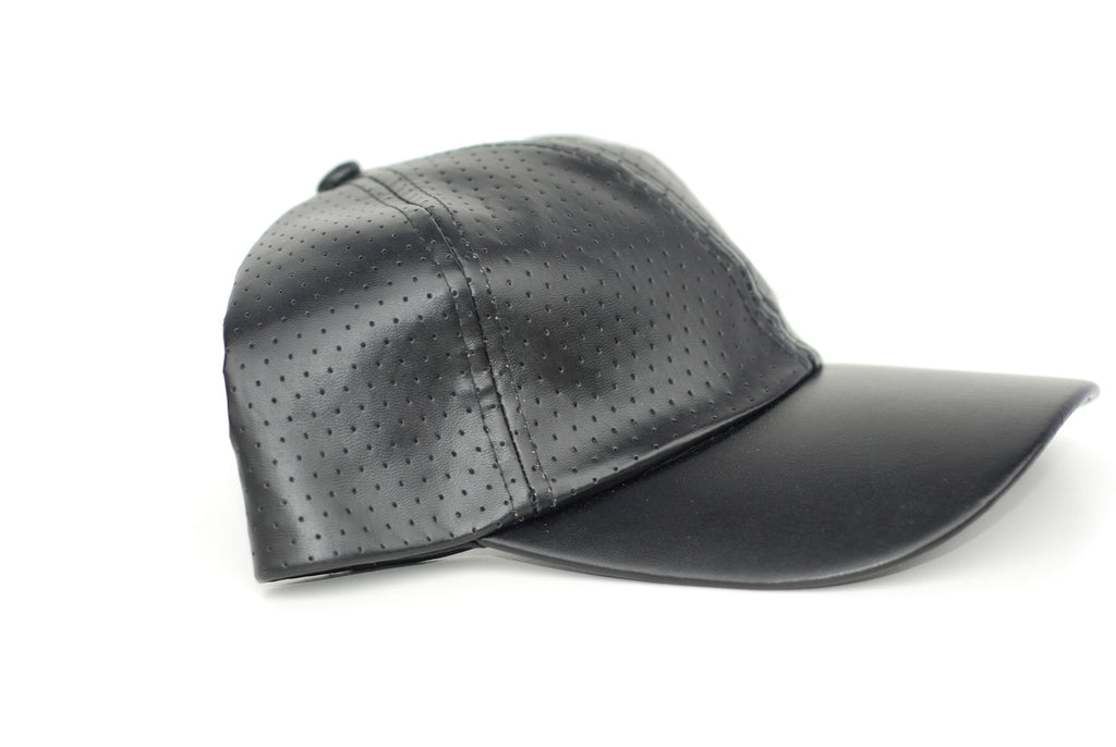 Leather Baseball Cap