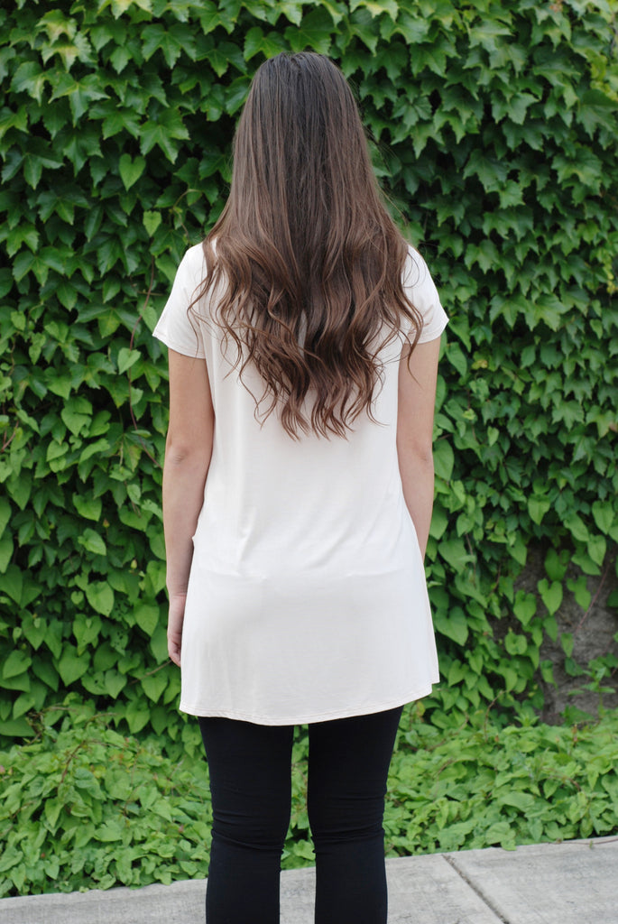 Bamboo Side-Slit Tee