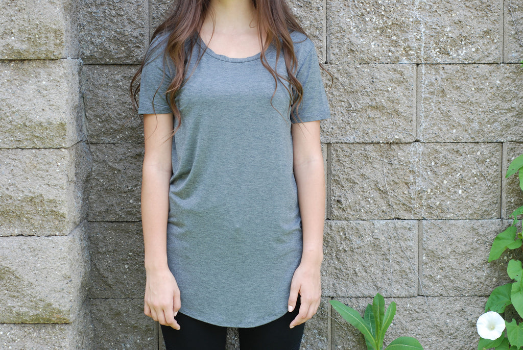 Round Neck Basic Tee