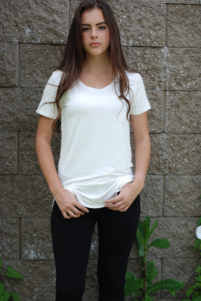 Round Neck Basic Tee
