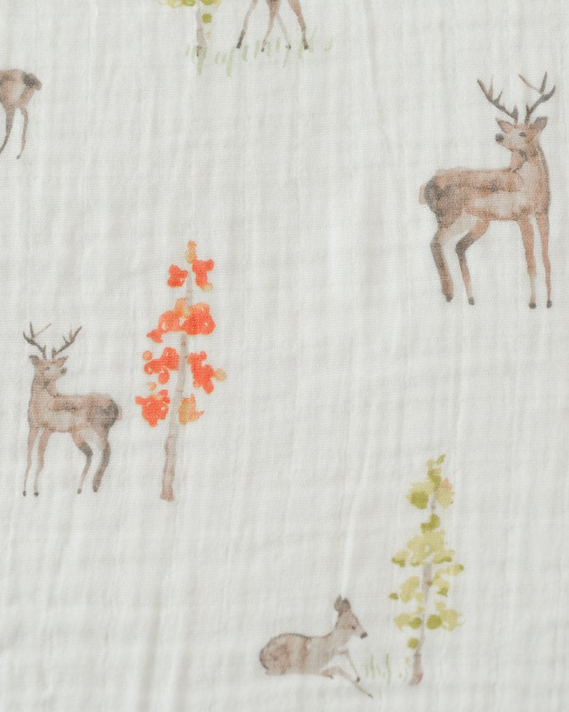 Cotton Muslin Swaddle-Oh Deer