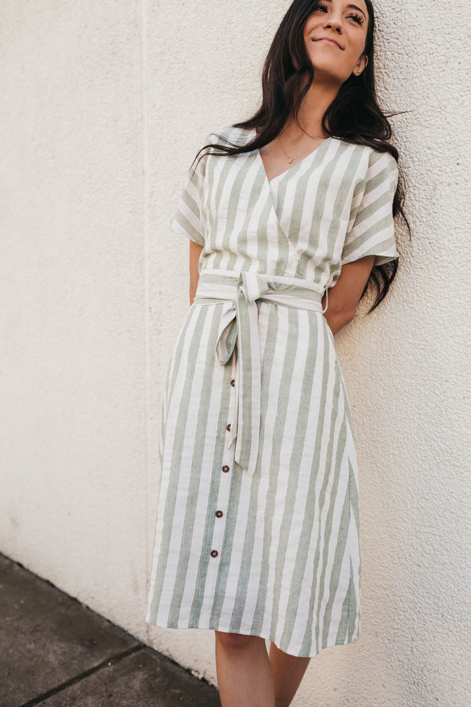 Elena Striped Dress