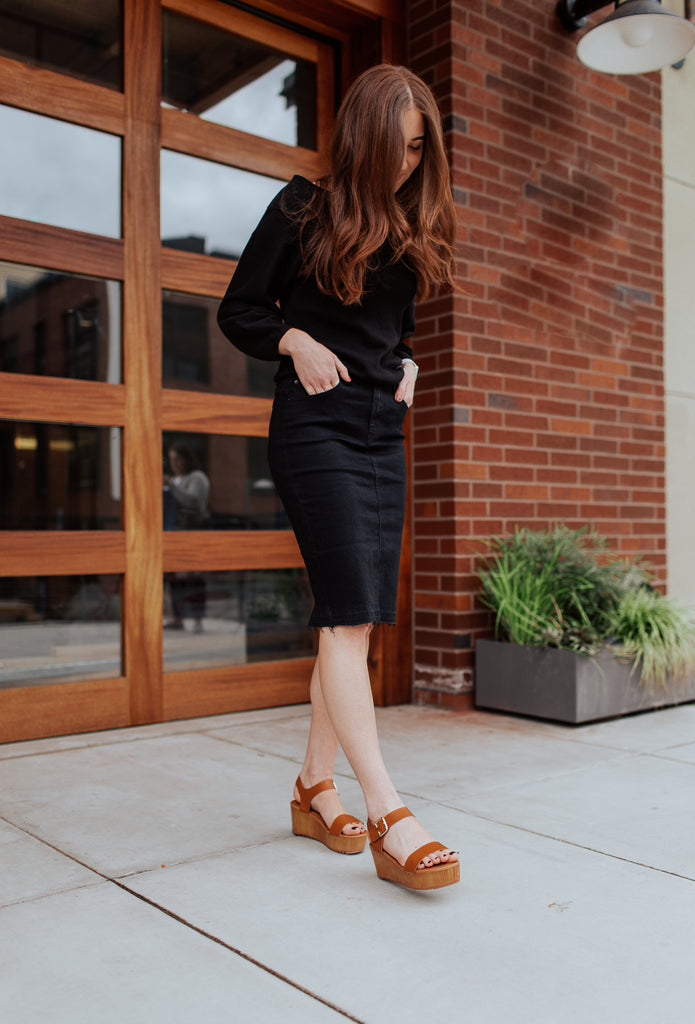 Jackie Platform Wedge Heel