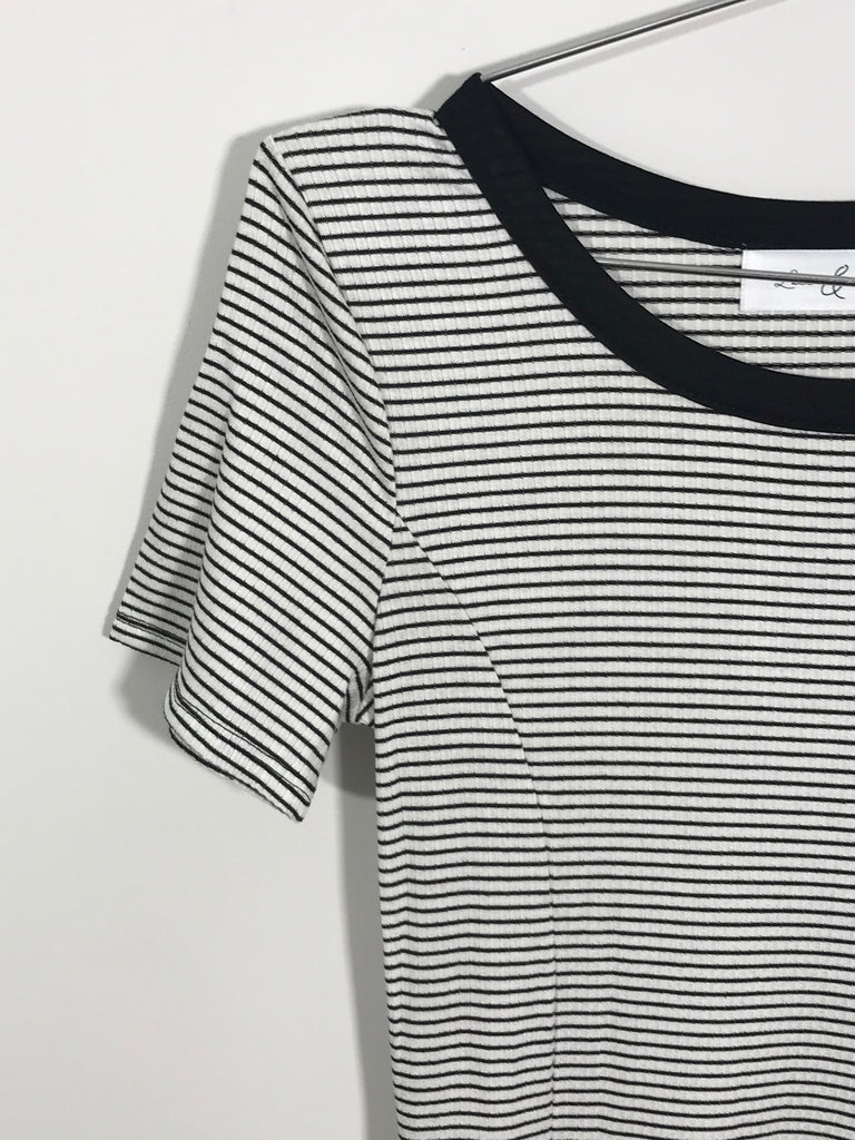 Maya Striped Tee Dress