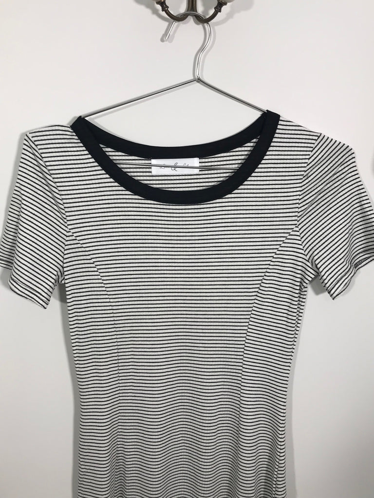 Maya Striped Tee Dress